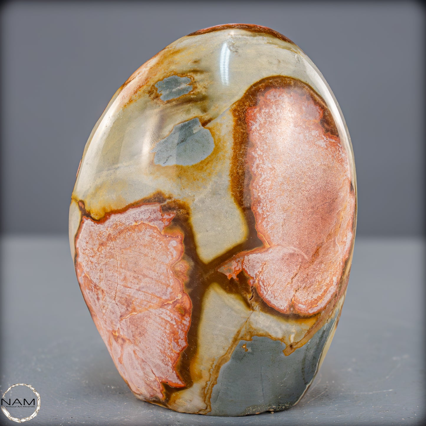 Natürliche Polychrome Jaspis Kristall-Freiform - 766,55g