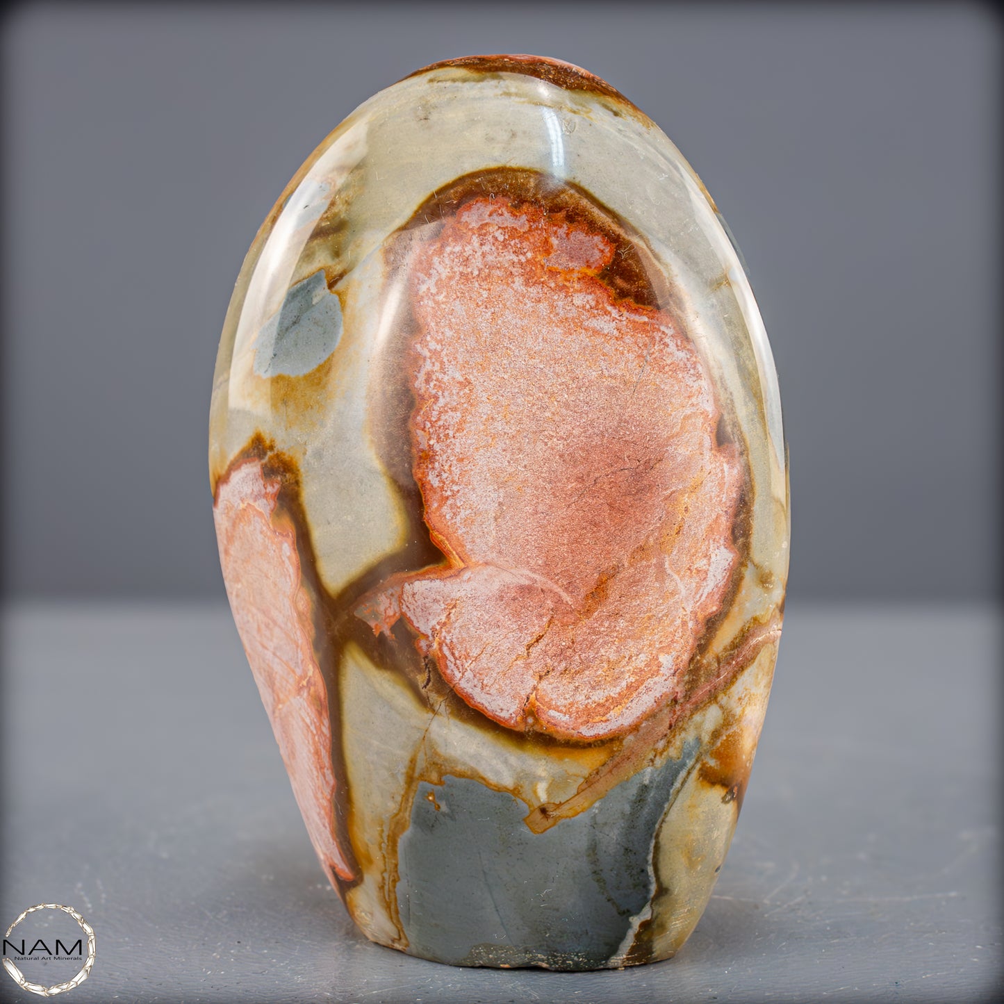 Natürliche Polychrome Jaspis Kristall-Freiform - 766,55g