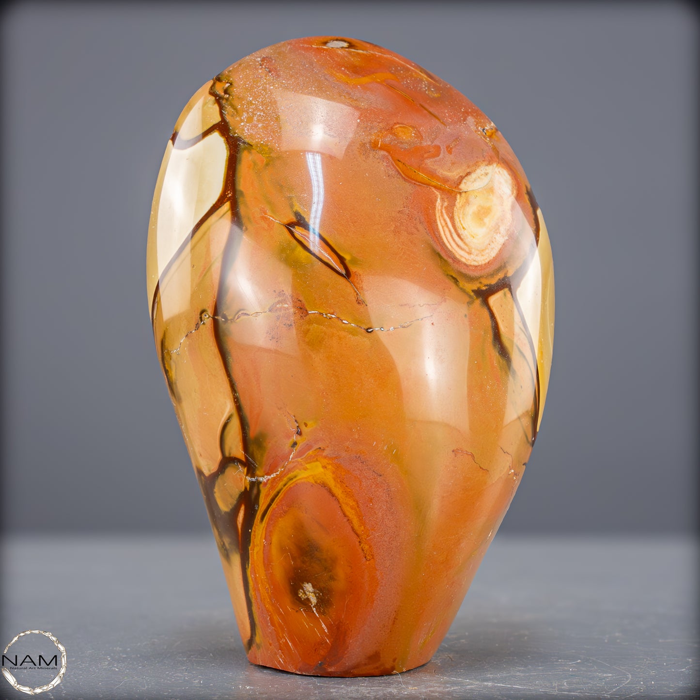 Natürliche Polychrome Jaspis Kristall-Freiform - 969,35g