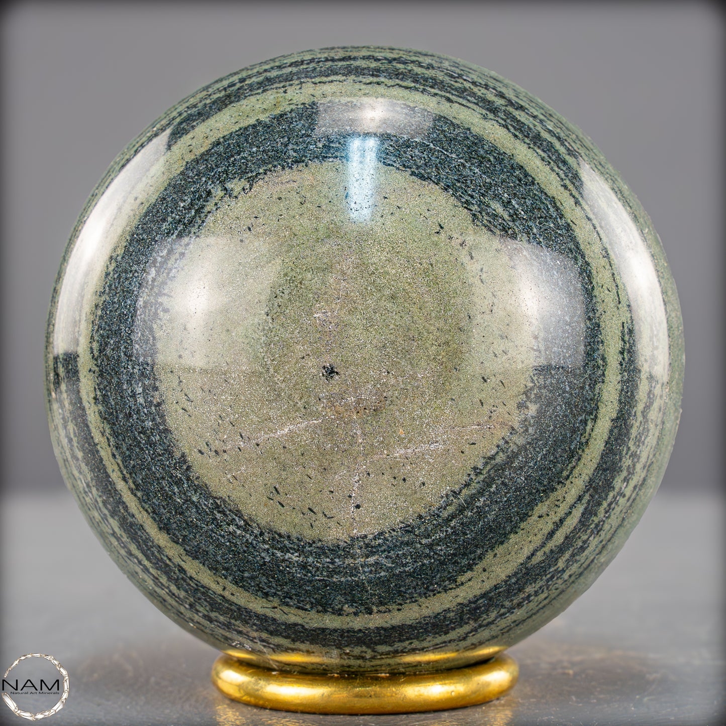 Natürliche Gebänderte Kambaba-Kristall (Eldarit) Kugel - 978,49g