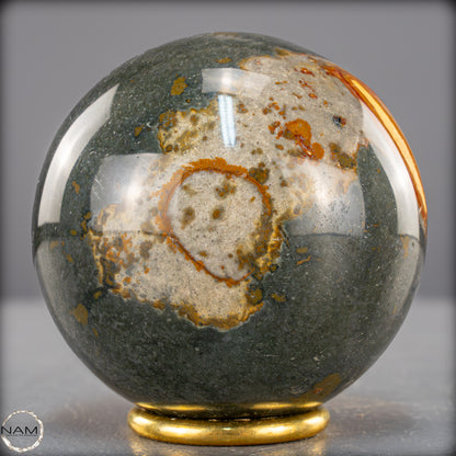 Natürliche Polychrome Jaspis Kristall-Kugel - 731,71g - 81mm