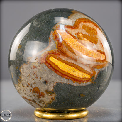 Natürliche Polychrome Jaspis Kristall-Kugel - 731,71g - 81mm