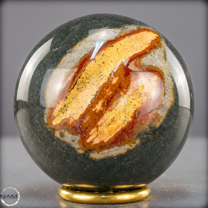 Natürliche Polychrome Jaspis Kristall-Kugel - 731,71g - 81mm