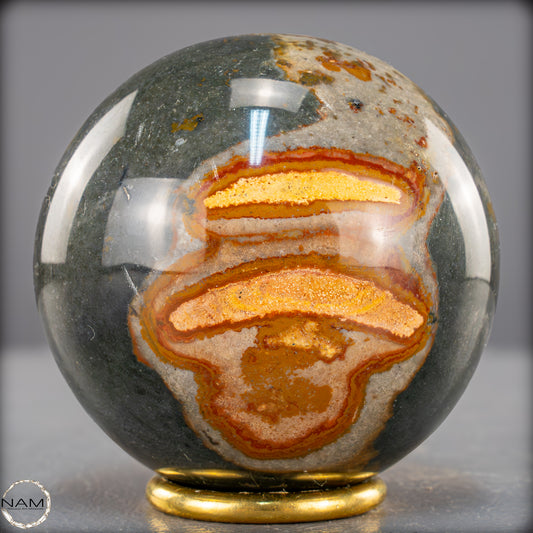 Natürliche Polychrome Jaspis Kristall-Kugel - 731,71g - 81mm