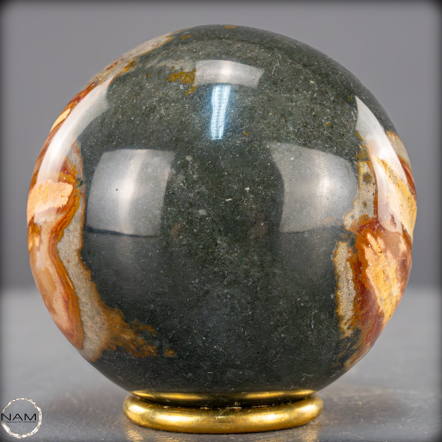 Natürliche Polychrome Jaspis Kristall-Kugel - 731,71g - 81mm