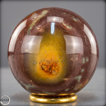 Natürliche Polychrome Jaspis Kristall-Kugel - 679,15g - 79mm