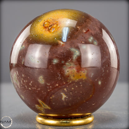 Natürliche Polychrome Jaspis Kristall-Kugel - 679,15g - 79mm