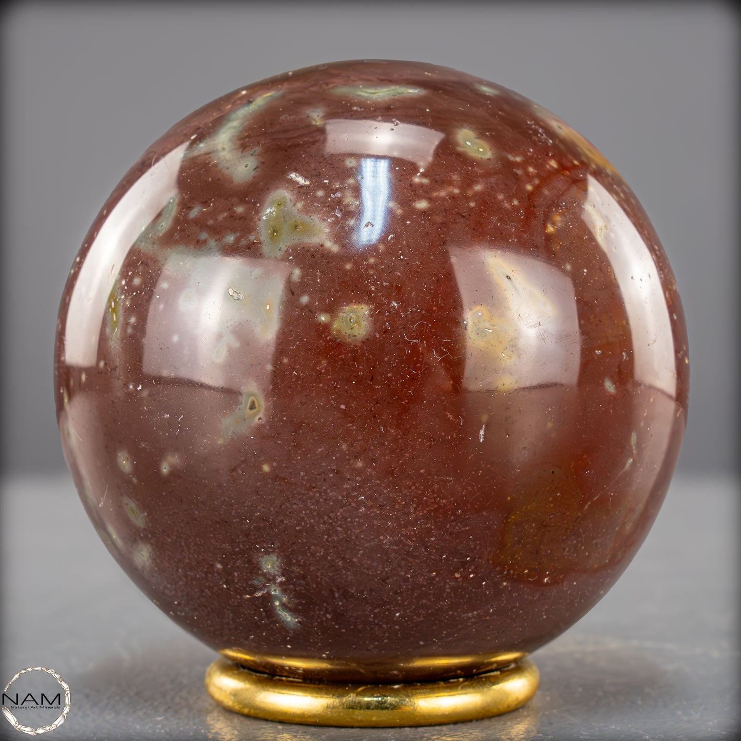 Natürliche Polychrome Jaspis Kristall-Kugel - 679,15g - 79mm