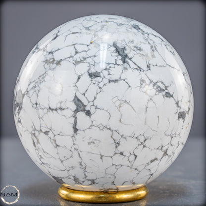 Natürliche Howlith-Kugel - 871,27g - 84mm