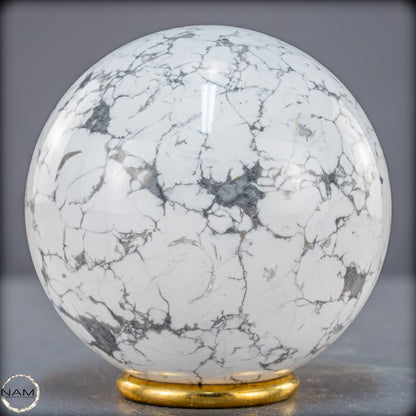 Natürliche Howlith-Kugel - 871,27g - 84mm