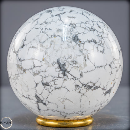 Natürliche Howlith-Kugel - 871,27g - 84mm