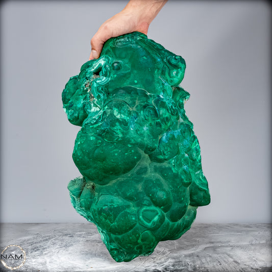 Natürlicher Botryoidaler Chrysokolla, Malachit und Quartz, sehr selten - 30123,65g