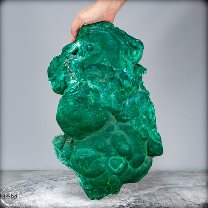Natürlicher Botryoidaler Chrysokolla, Malachit und Quartz, sehr selten - 30123,65g