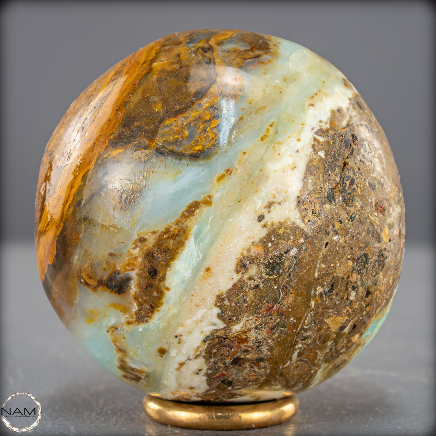 Natürliche Mehrfarbige Andenopal Kristall-Kugel, Peru - 310,17g - 65mm