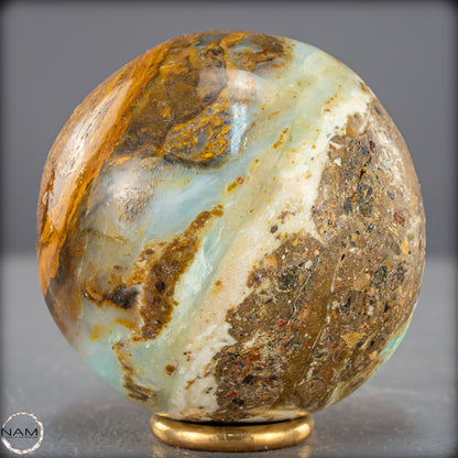 Natürliche Mehrfarbige Andenopal Kristall-Kugel, Peru - 310,17g - 65mm