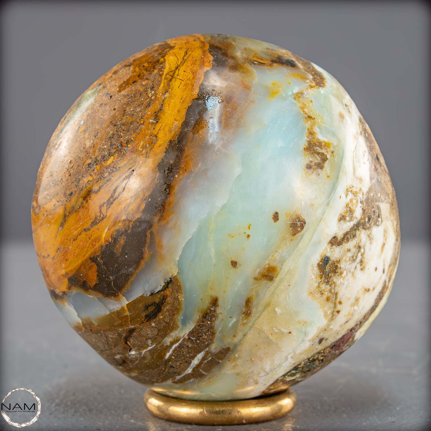 Natürliche Mehrfarbige Andenopal Kristall-Kugel, Peru - 310,17g - 65mm