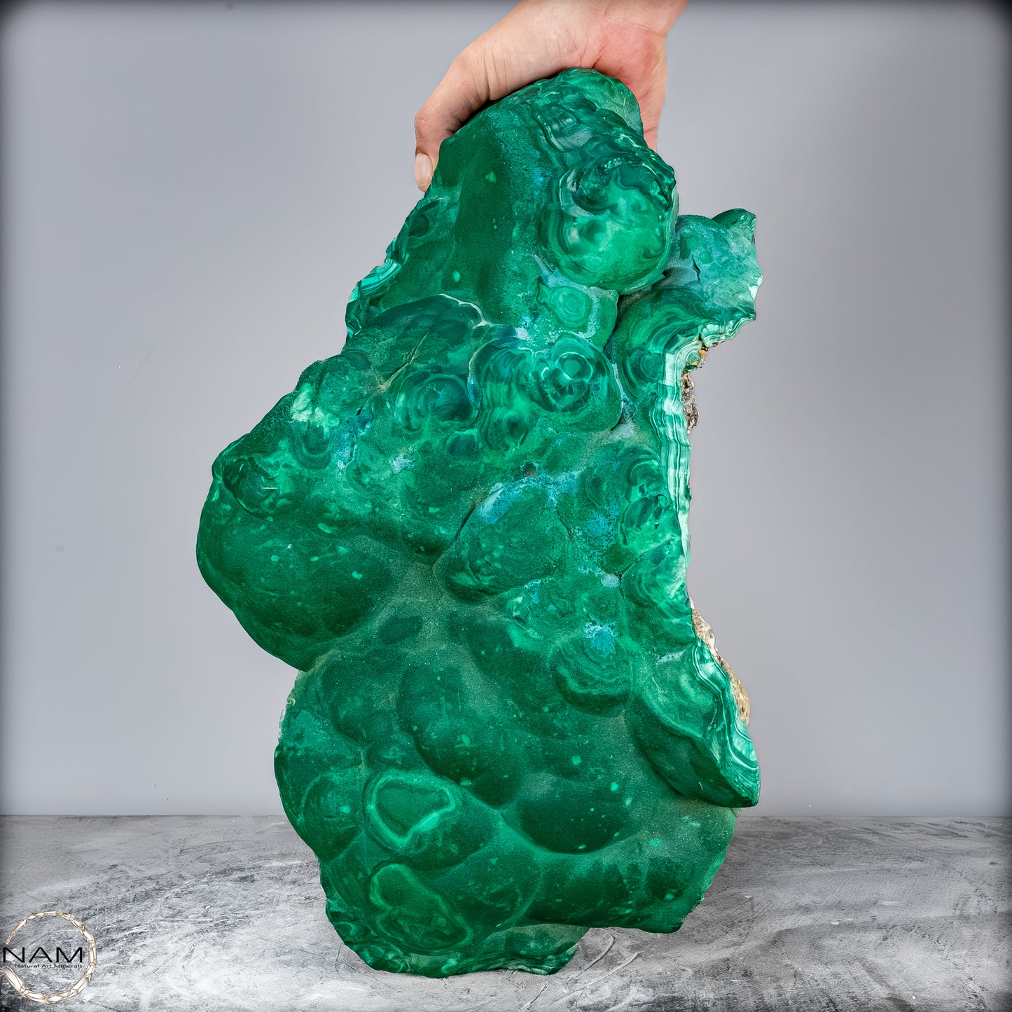 Natürlicher Botryoidaler Chrysokolla, Malachit und Quartz, sehr selten - 30123,65g