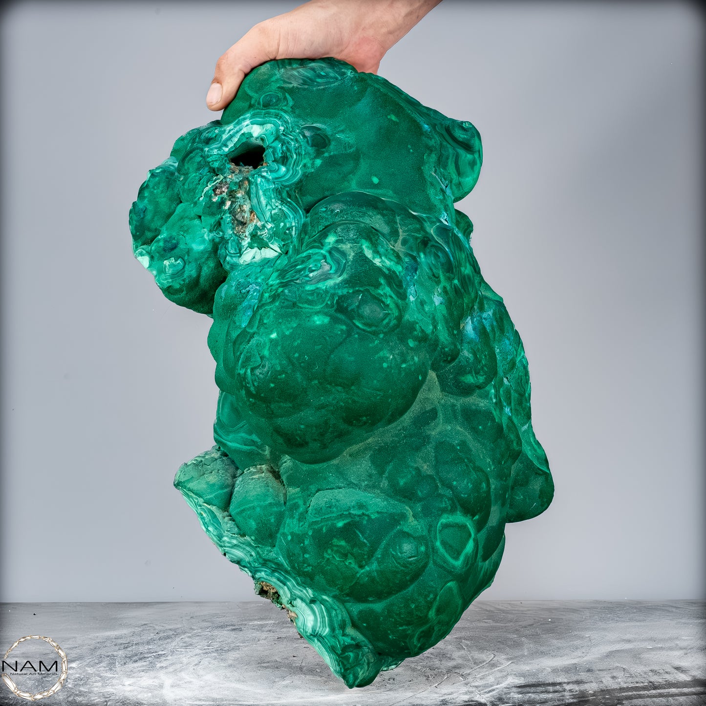 Natürlicher Botryoidaler Chrysokolla, Malachit und Quartz, sehr selten - 30123,65g