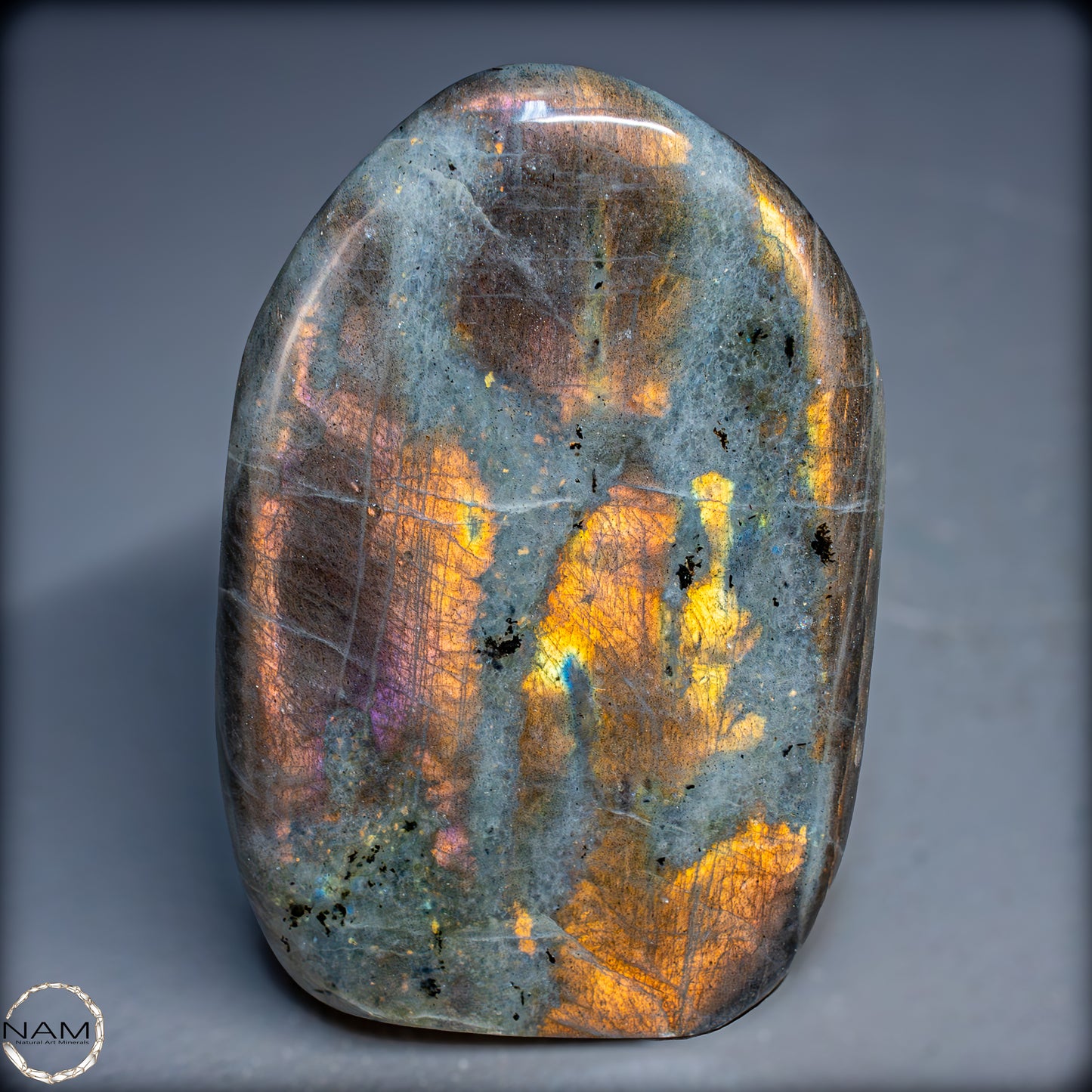 Natürliche Labradorit Kristall-Freiform - 829,53g