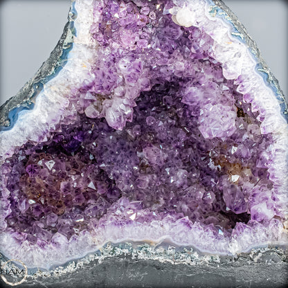 Natürliche Intensive Amethyst-Achat-Kristall Kathedrale/Druse - 17801,77g