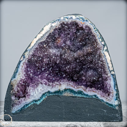 Natürliche Intensive Amethyst-Achat-Kristall Kathedrale/Druse - 19109,31g