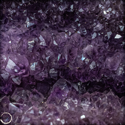 Natürliche Intensive Amethyst-Achat-Kristall Kathedrale/Druse - 19109,31g