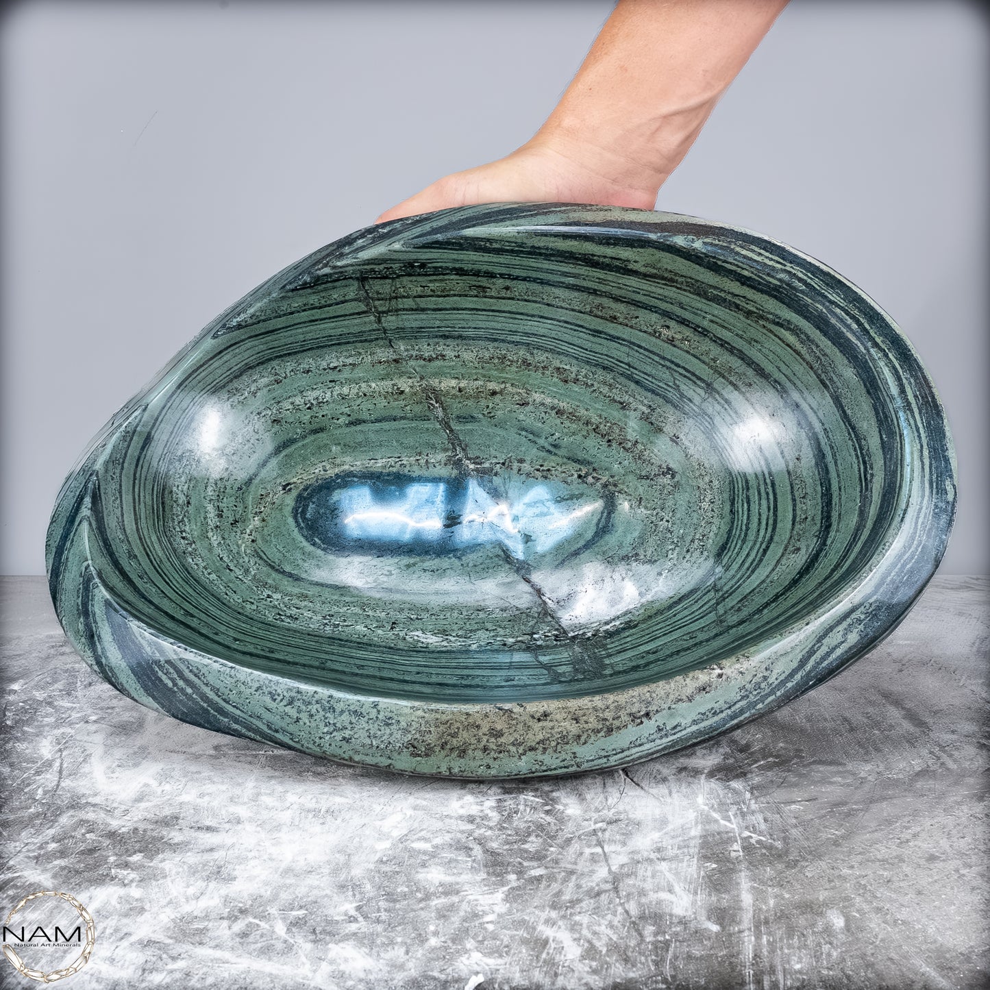Sehr Große Kambaba-Jaspis Schüssel -15993,87g