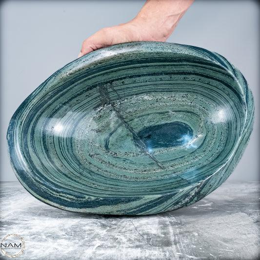 Sehr Große Kambaba-Jaspis Schüssel -15993,87g