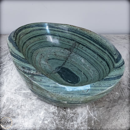 Sehr Große Kambaba-Jaspis Schüssel -15993,87g
