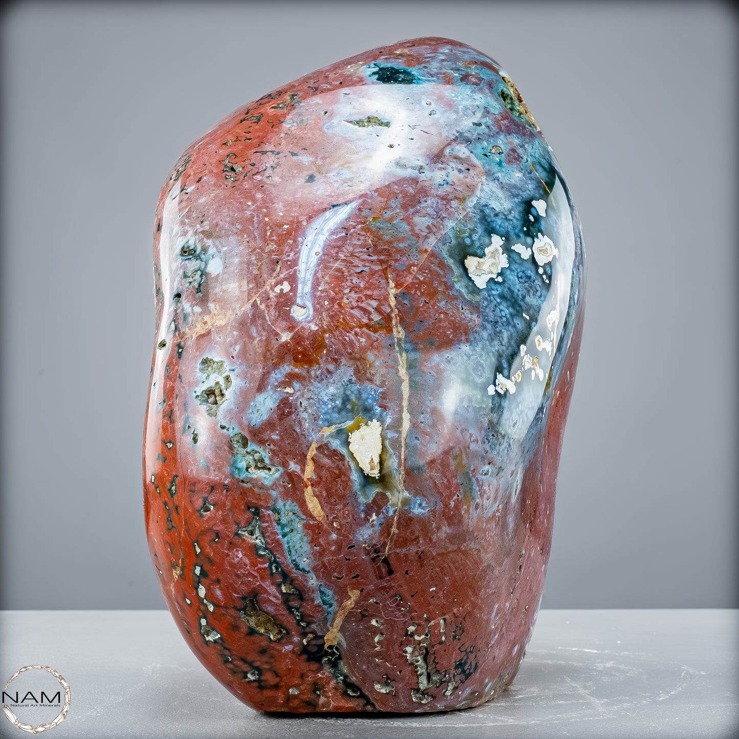 Natürliche Jaspis Kristall-Freiform - 12365,21g