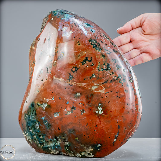 Natürliche Jaspis Kristall-Freiform - 12365,21g