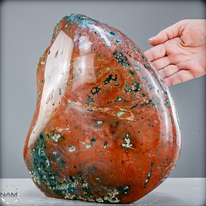 Natürliche Jaspis Kristall-Freiform - 12365,21g