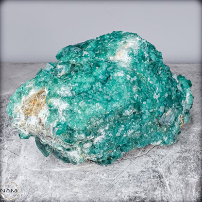 Natürliche Grüner Fluorit Kristalle auf Matrix -10644,55g