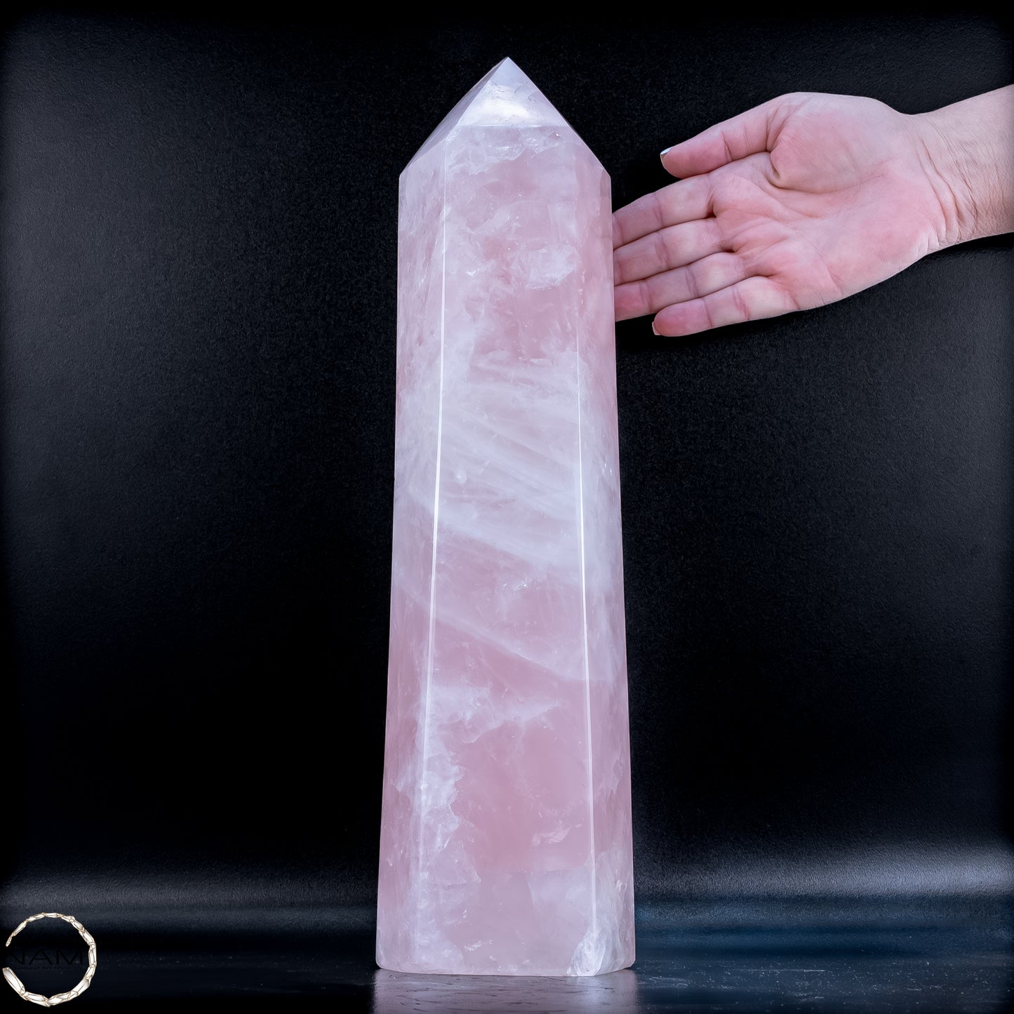 Natürlicher Großer Rosenquarz Obelisk aus Brasilien - 6821,22 g