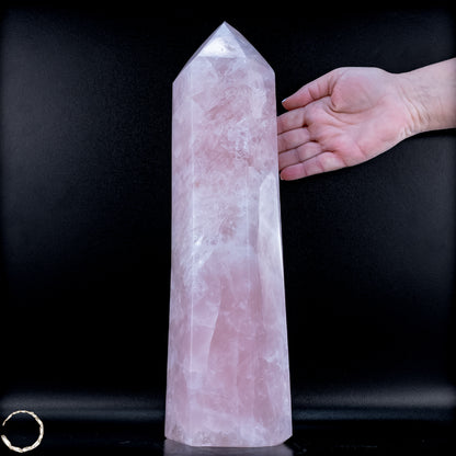 Natürlicher Großer Rosenquarz Obelisk aus Brasilien - 6821,22 g
