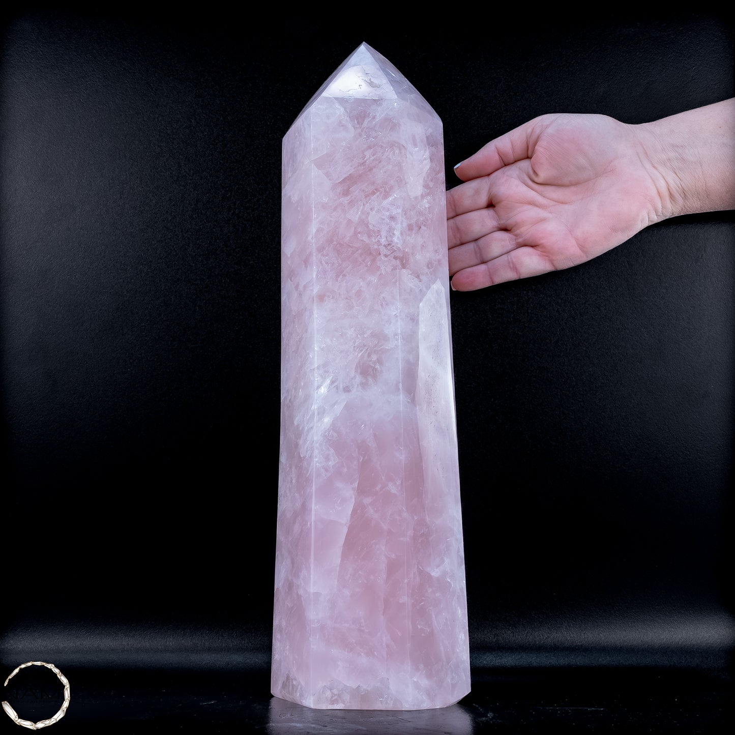 Natürlicher Großer Rosenquarz Obelisk aus Brasilien - 6821,22 g