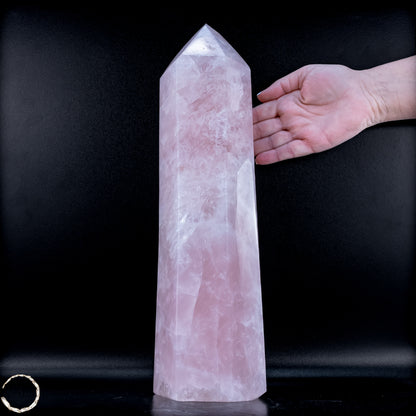 Natürlicher Großer Rosenquarz Obelisk aus Brasilien - 6821,22 g