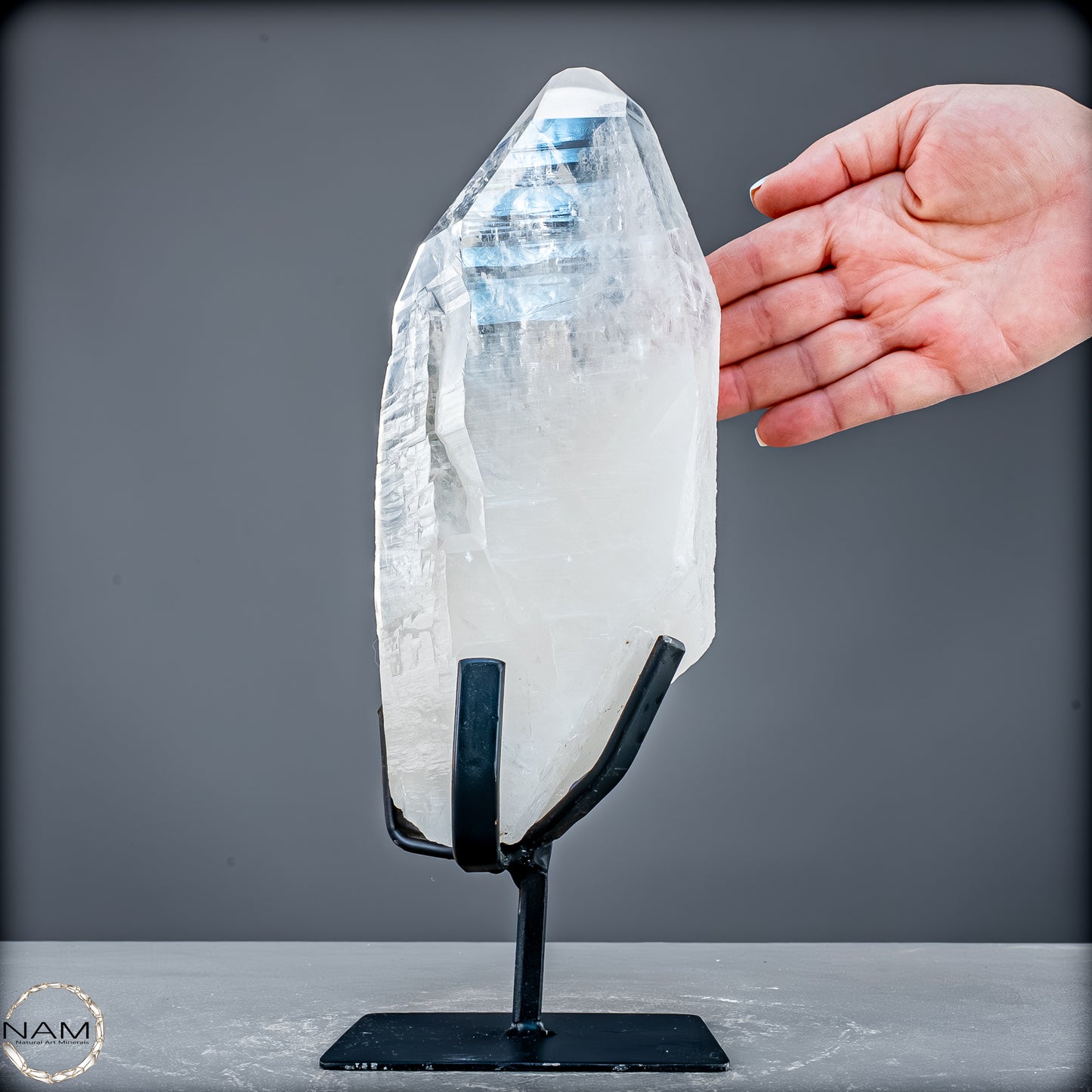 Natürlicher Lumerische Quartz Kristall Phantom auf Ständer - 2785,44 g