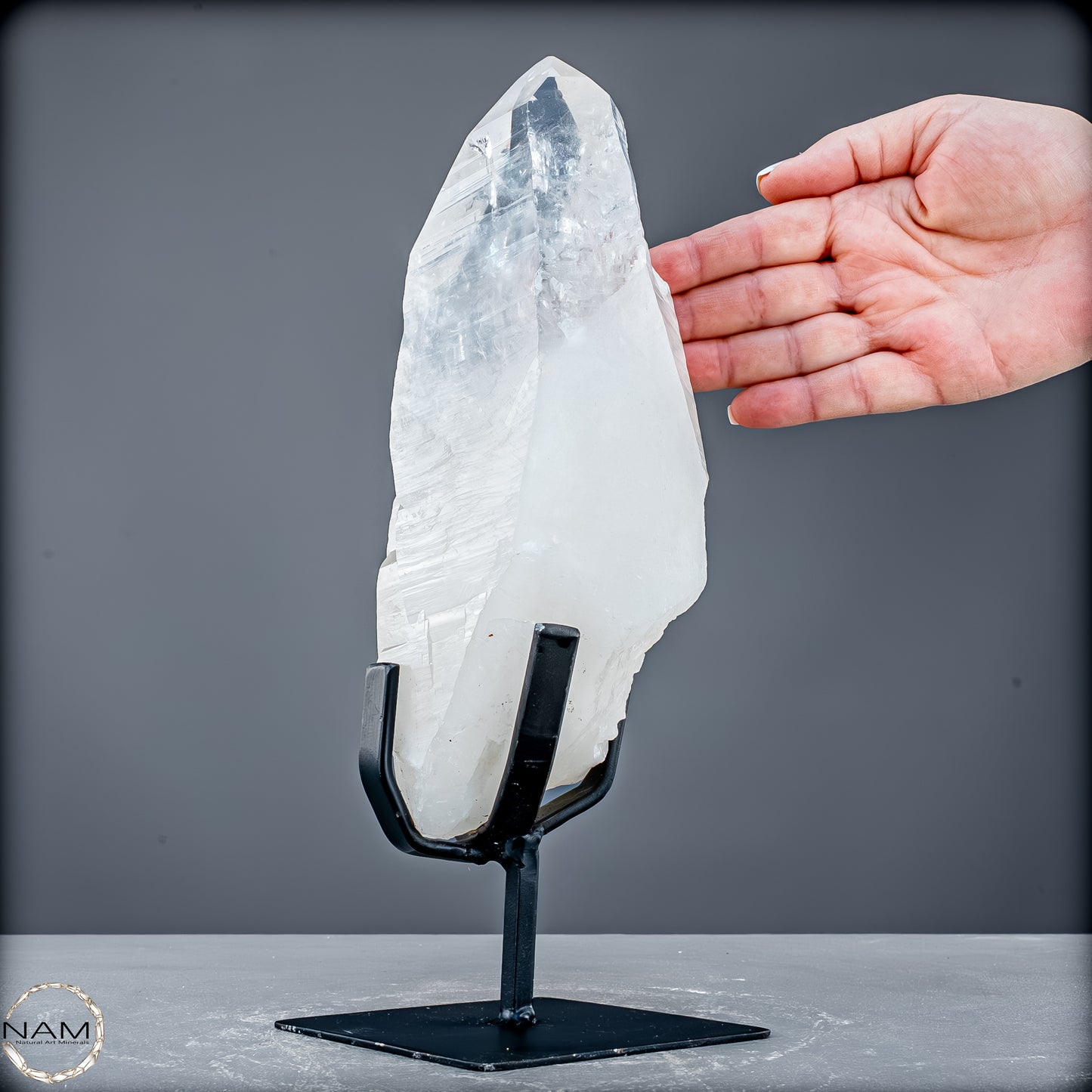 Natürlicher Lumerische Quartz Kristall Phantom auf Ständer - 2785,44 g