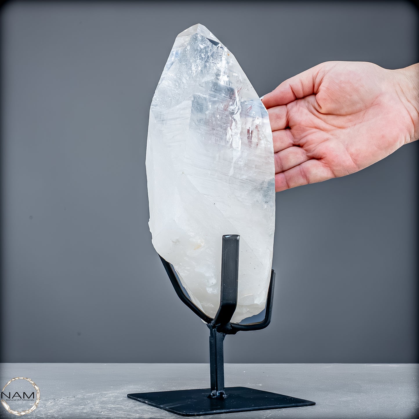 Natürlicher Lumerische Quartz Kristall Phantom auf Ständer - 2785,44 g