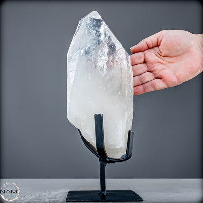 Natürlicher Lumerische Quartz Kristall Phantom auf Ständer - 2785,44 g