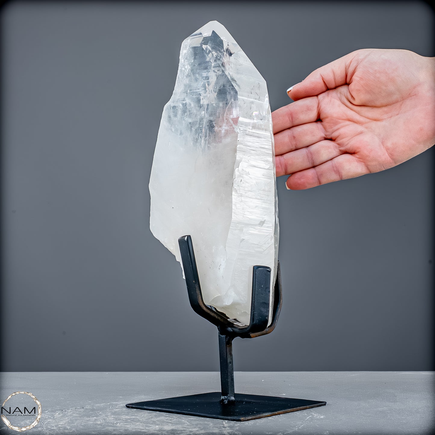 Natürlicher Lumerische Quartz Kristall Phantom auf Ständer - 2785,44 g