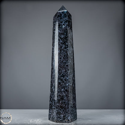 Natürlicher Merlinit (Gabbro) Kristall Obelisk - 5846,12 g