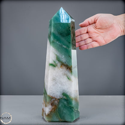 Natürlicher Aventurin Obelisk aus Brasilien - 3867,12 g