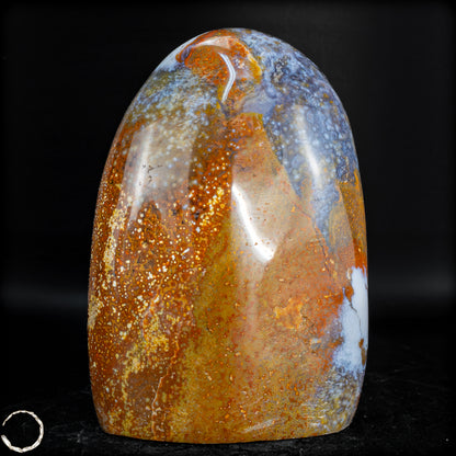 Natürlicher Ocean Jaspis-Achat Freiform - 654,37 g