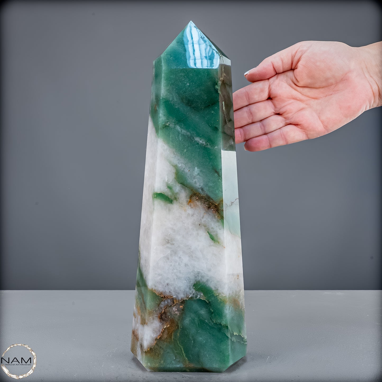 Natürlicher Aventurin Obelisk aus Brasilien - 3867,12 g