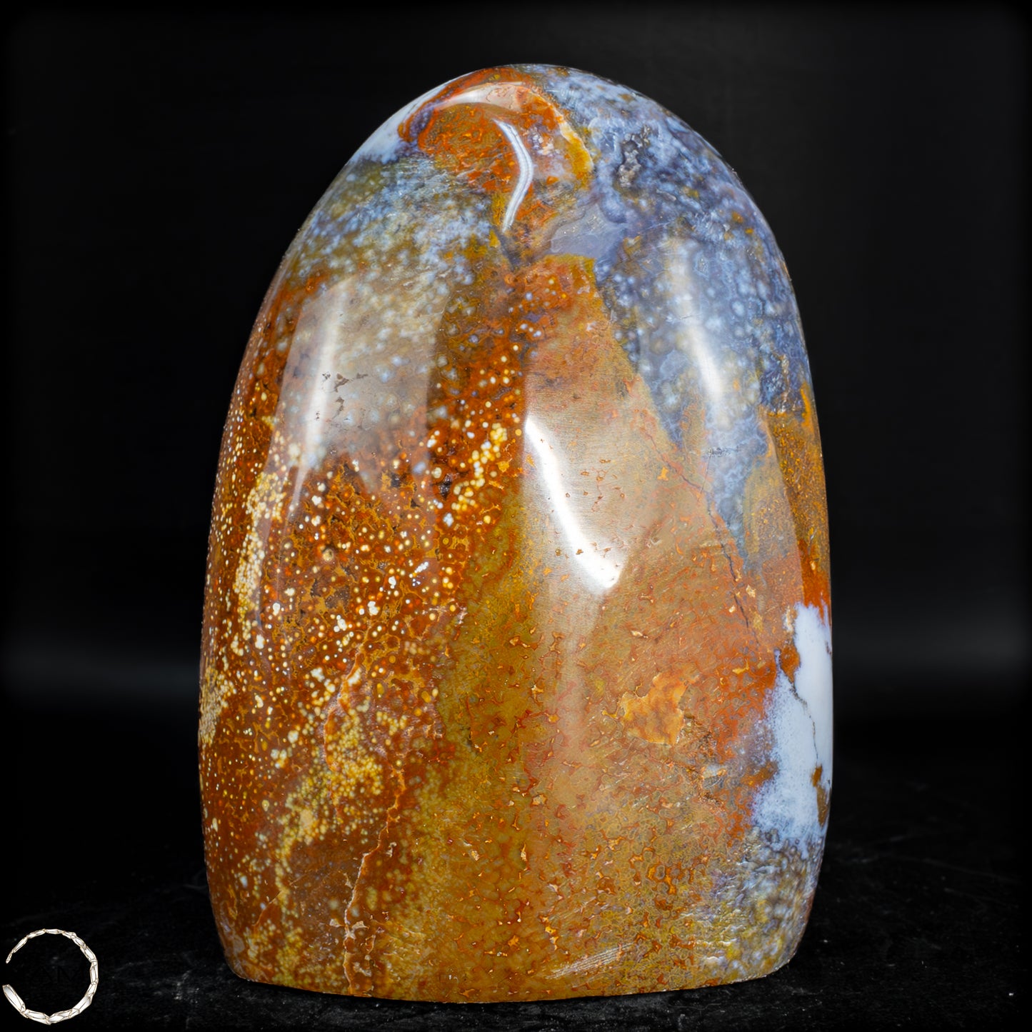 Natürlicher Ocean Jaspis-Achat Freiform - 654,37 g