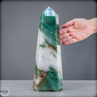 Natürlicher Aventurin Obelisk aus Brasilien - 3867,12 g