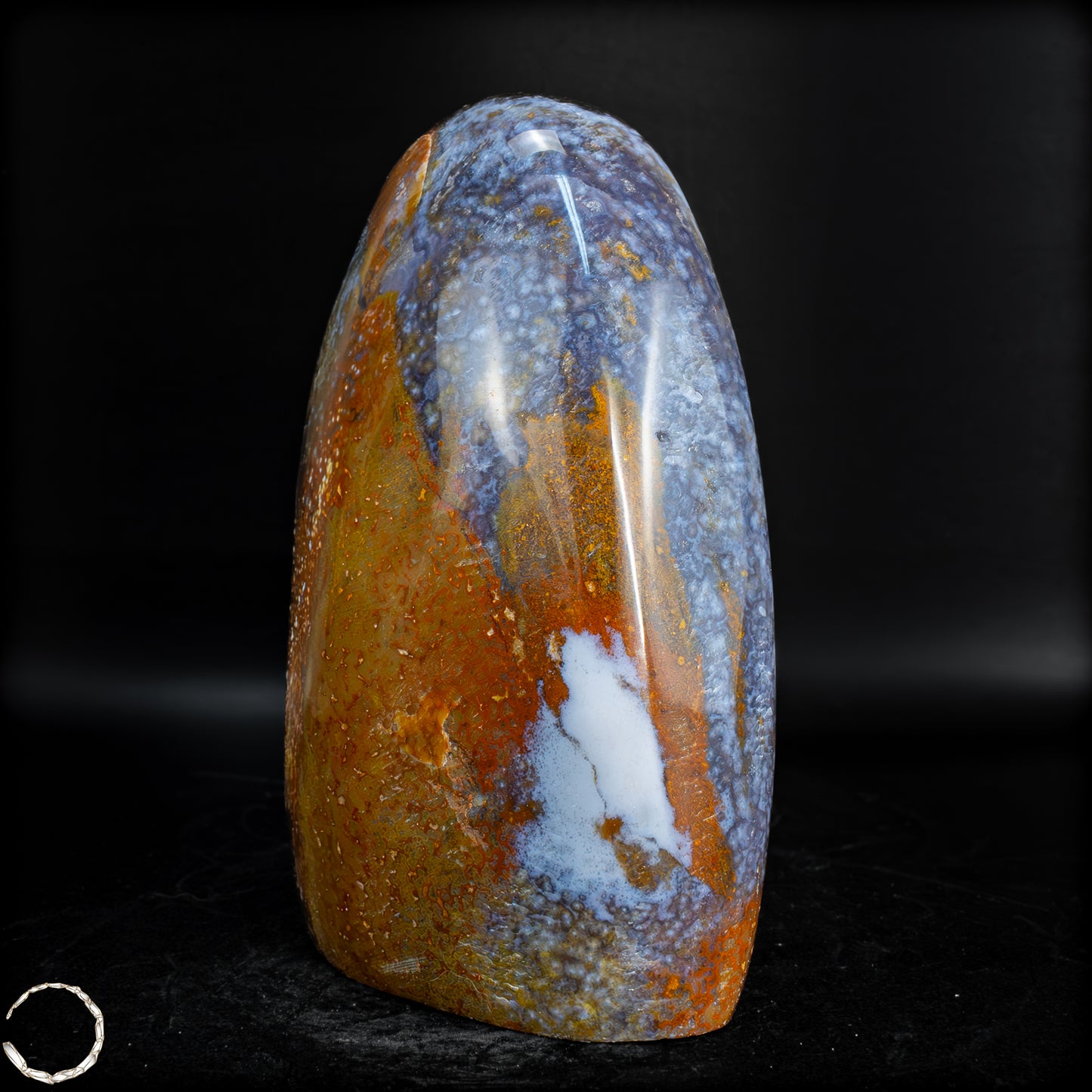 Natürlicher Ocean Jaspis-Achat Freiform - 654,37 g