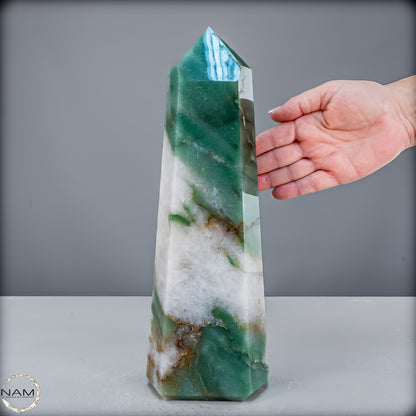 Natürlicher Aventurin Obelisk aus Brasilien - 3867,12 g